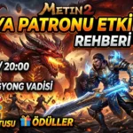 Metin2 Dünya Patronu Etkinliği Rehberi (2026): Saatler, Harita ve Ödüller