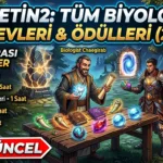 Metin2 Tüm Biyolog Görevleri ve Ödülleri 2026: Teslim Sırası, Süreler ve Tam Liste Rehberi