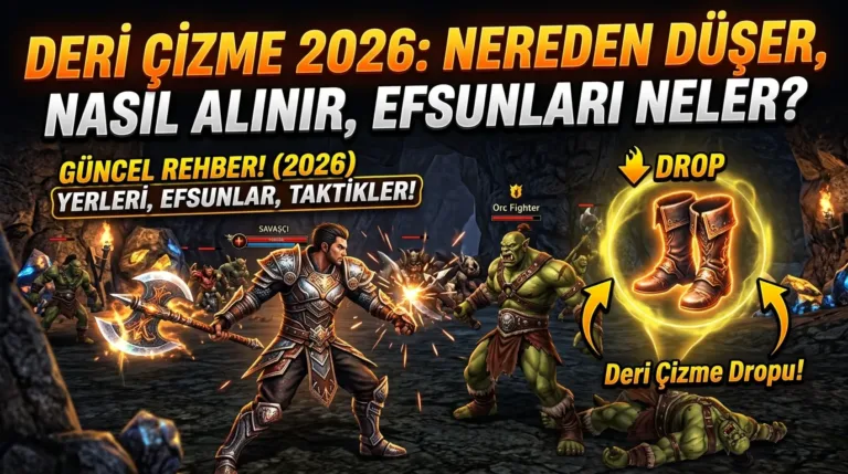 Metin2 Deri Çizme 2026: Nereden Düşer, Nasıl Alınır, Efsunları Neler?
