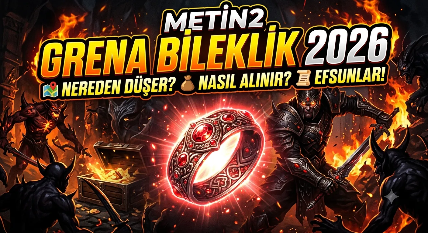 Metin2 Grena Bileklik 2026: Nereden Düşer, Nasıl Alınır, Efsunları Neler?