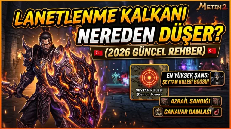 Metin2 Lanetlenme Kalkanı Nereden Düşer? (2026 Güncel) Rehber