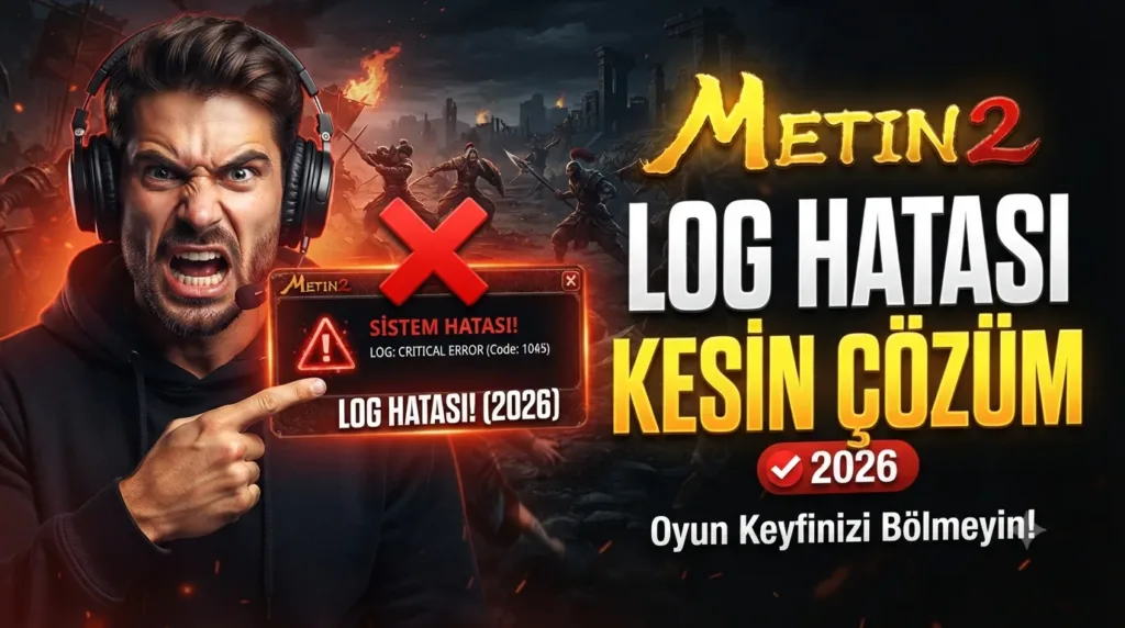 Metin2 Log Hatası Kesin Çözümü (2026): Oyun Keyfinizi Bölmeyin!