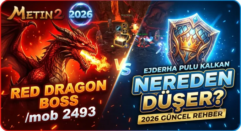 Metin2 Ejderha Pulu Kalkan Nereden Düşer? (2026 Güncel) Rehber