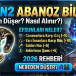 Metin2 Abanoz Bilezik 2026: Nereden Düşer, Nasıl Alınır, Efsunları Neler?