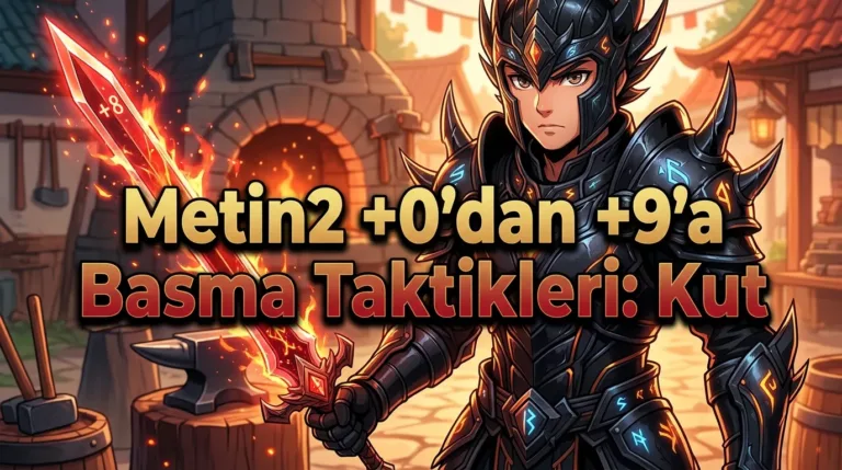 Metin2 Artı Basma Taktikleri: +0’dan +9’a Rehberi 2026